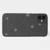 Modernes, einfaches, spielerisches, lustiges Kreis Case-Mate iPhone Hülle (Rückseite (Horizontal))