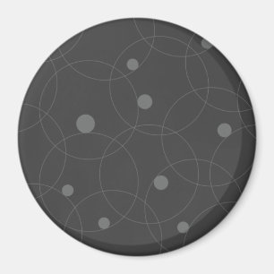 Modernes, einfaches, spielerisches, lustiges Kreis Magnet