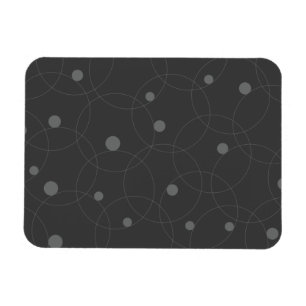 Modernes, einfaches, spielerisches, lustiges Kreis Magnet