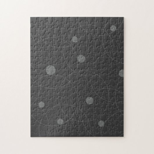 Modernes, einfaches, spielerisches, lustiges Kreis Puzzle (Vertikal)