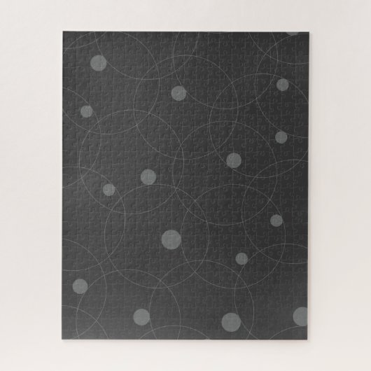 Modernes, einfaches, spielerisches, lustiges Kreis Puzzle (Vertikal)