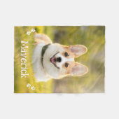 Modernes, einfaches, stilvolles Personalisiertes D Fleecedecke (Vorderseite (Horizontal))