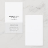 Modernes, einfaches Template Elegant Modernes, Ber Visitenkarte (Vorne/Hinten)