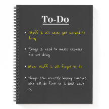 Modernes, einfaches To-Do-List-Notebook - bearbeit