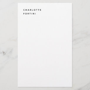 Modernes Einfaches Trendiges Minimalistisches Desi Briefpapier