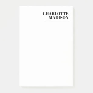 Modernes Einfaches Trendiges Minimalistisches Einf Post-it Klebezettel