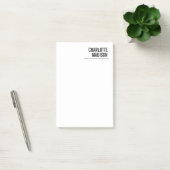 Modernes Einfaches Trendiges Minimalistisches Einf Post-it Klebezettel (Büro)