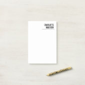 Modernes Einfaches Trendiges Minimalistisches Einf Post-it Klebezettel (Auf Schreibtisch)