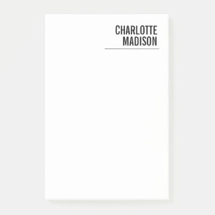 Modernes Einfaches Trendiges Minimalistisches Einf Post-it Klebezettel