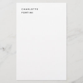 Modernes, einfaches trendy Minimalistisch Briefpapier
