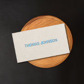 Modernes, einfaches und feines Papier Blue Consult Visitenkarte