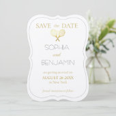Modernes, einfaches und Minimalistisches Thema für Save The Date (Stehend Vorderseite)