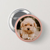 Modernes, einfaches und spielerisches Foto mit sch Button (Vorne & Hinten)