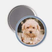 Modernes, einfaches und spielerisches Foto mit sch Magnet (Vorderseite/Rückseite)