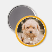 Modernes, einfaches und spielerisches Foto mit sch Magnet (Vorderseite/Rückseite)