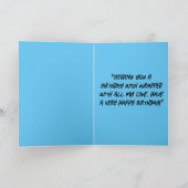 Modernes, einfaches und trendisches Foto zum Gebur Karte (Innenseite)