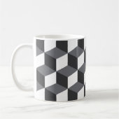 Modernes, einfaches, urbanes architektonisches Kub Kaffeetasse (Links)