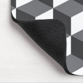 Modernes, einfaches, urbanes architektonisches Kub Mousepad (Ecke)