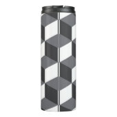 Modernes, einfaches, urbanes architektonisches Kub Thermosbecher (Rückseite)