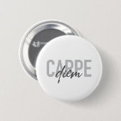 Modernes, einfaches, urbanes, cooles Design Carpe Button (Vorne & Hinten)
