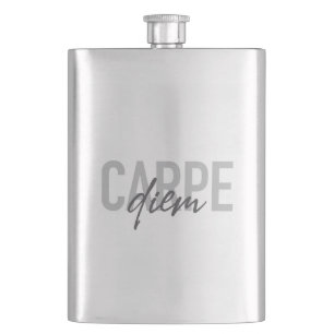 Modernes, einfaches, urbanes, cooles Design Carpe Flachmann