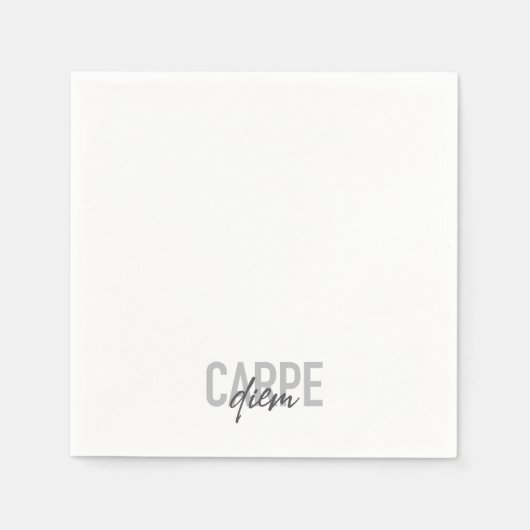 Modernes, einfaches, urbanes, cooles Design Carpe Serviette (Vorderseite)