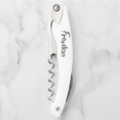 Modernes, einfaches, urbanes, cooles Design der Fr Kellnermesser (Vorderseite)