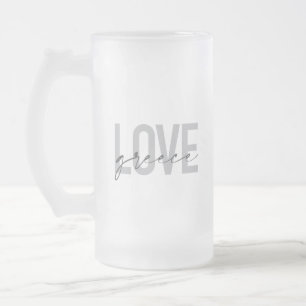 Modernes, einfaches, urbanes, cooles Design der Li Mattglas Bierglas