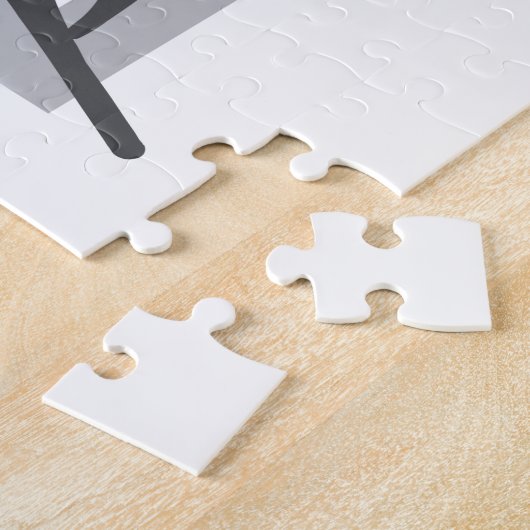 Modernes, einfaches, urbanes, cooles Design Liebe Puzzle (Seite)