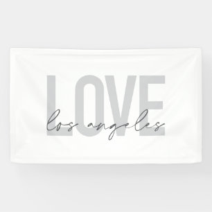 Modernes, einfaches, urbanes Design der Liebe Los Banner