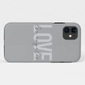 Modernes, einfaches, urbanes Design der Liebe Los Case-Mate iPhone Hülle (Rückseite (Horizontal))