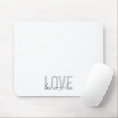 Modernes, einfaches, urbanes Design der Liebe Los Mousepad (Mit Mouse)