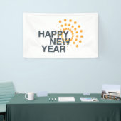 Modernes, einfaches, urbanes Design "Happy New Yea Banner (Messeveranstaltung)