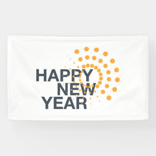 Modernes, einfaches, urbanes Design "Happy New Yea Banner