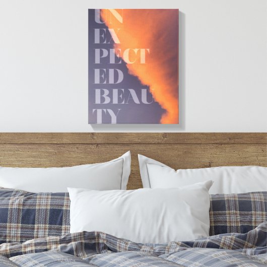 Modernes, einfaches, urbanes Design unerwartet Sch Leinwanddruck (Insitu (Schlafzimmer))