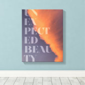 Modernes, einfaches, urbanes Design unerwartet Sch Leinwanddruck (Insitu (Holzboden))