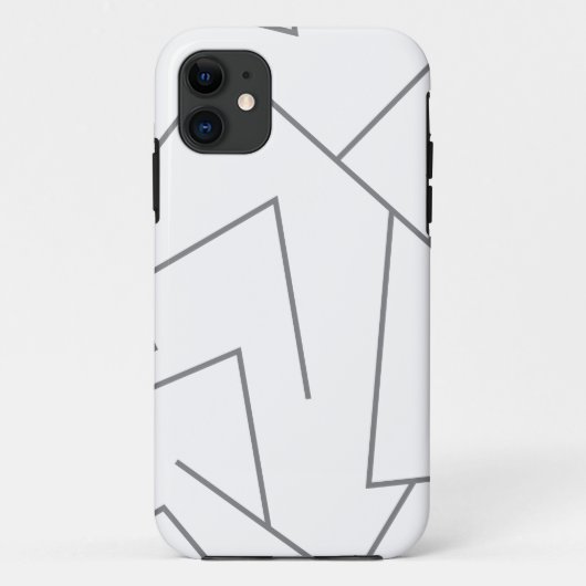 Modernes, einfaches urbanes, dynamisches Grafiklin Case-Mate iPhone Hülle (Rückseite)
