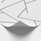 Modernes, einfaches urbanes, dynamisches Grafiklin Geschenkpapier (Ecke)