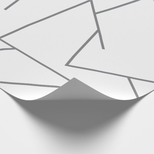 Modernes, einfaches urbanes, dynamisches Grafiklin Geschenkpapier (Ecke)