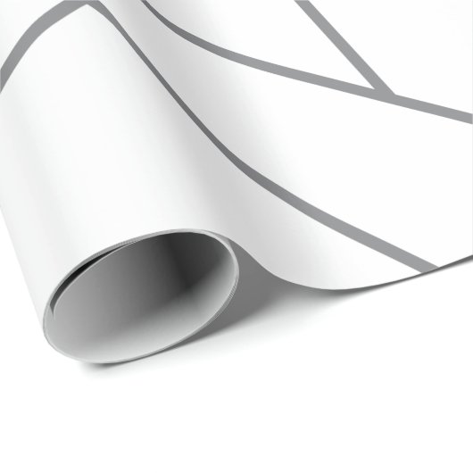 Modernes, einfaches urbanes, dynamisches Grafiklin Geschenkpapier (Rolleneckpunkt)