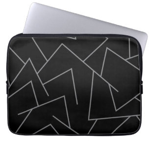 Modernes, einfaches urbanes, dynamisches Grafiklin Laptopschutzhülle