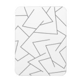 Modernes, einfaches urbanes, dynamisches Grafiklin Magnet (Vertikal)