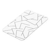 Modernes, einfaches urbanes, dynamisches Grafiklin Magnet (Linke Seite)