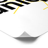 Modernes, einfaches urbanes Grafikdesign von "Be U Poster (Ecke)