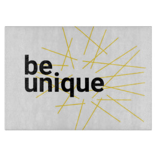 Modernes, einfaches urbanes Grafikdesign von "Be U Schneidebrett