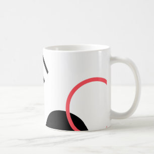Modernes, einfaches, urbanes, trendiges geometrisc kaffeetasse