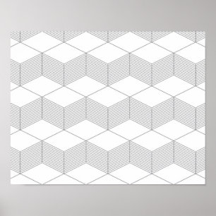 Modernes, einfaches, urbanes, trendiges Grafikdesi Poster