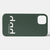 Modernes, einfaches Vater-Design mit Kindernamen Case-Mate iPhone Hülle (Rückseite (Horizontal))
