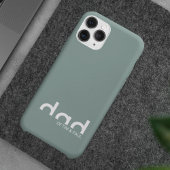 Modernes, einfaches Vater-Design mit Kindernamen Case-Mate iPhone Hülle