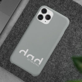 Modernes, einfaches Vater-Design mit Kindernamen Case-Mate iPhone Hülle